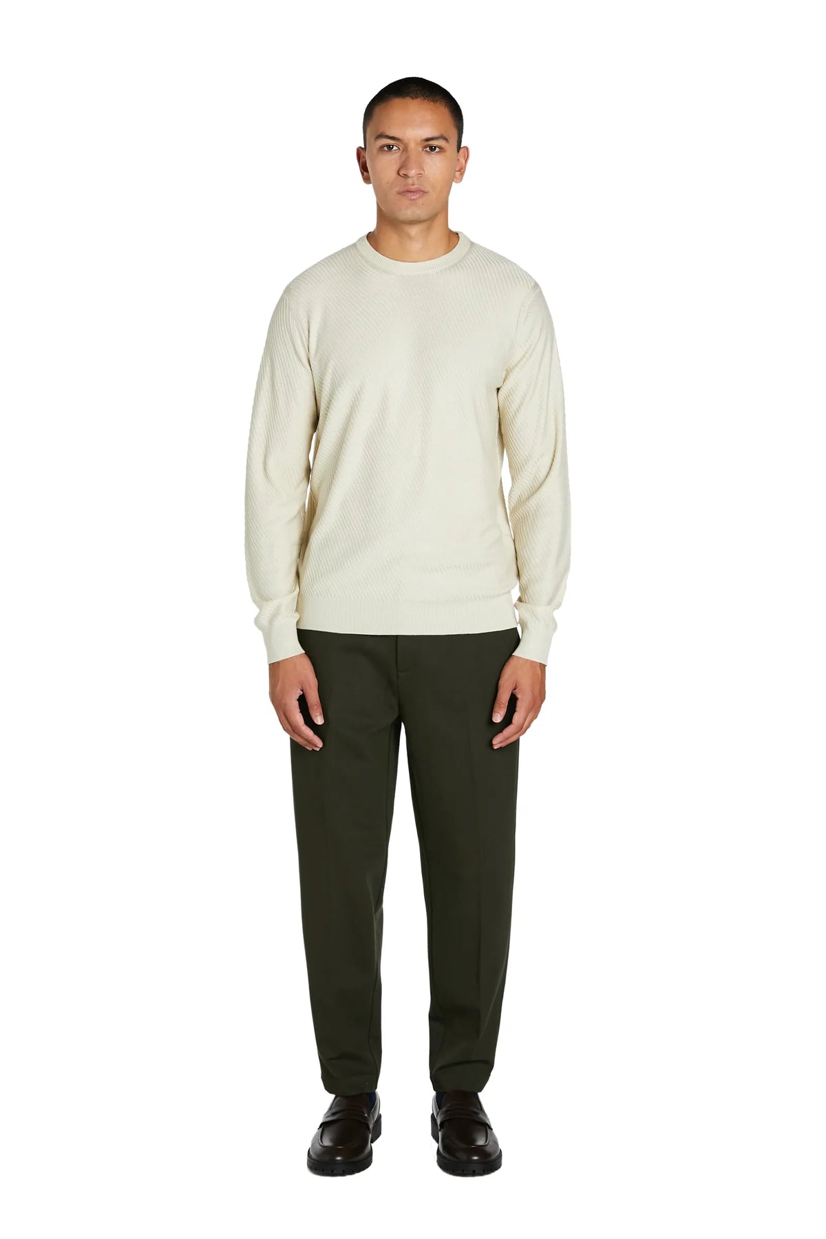Maglione Girocollo #colore_crema