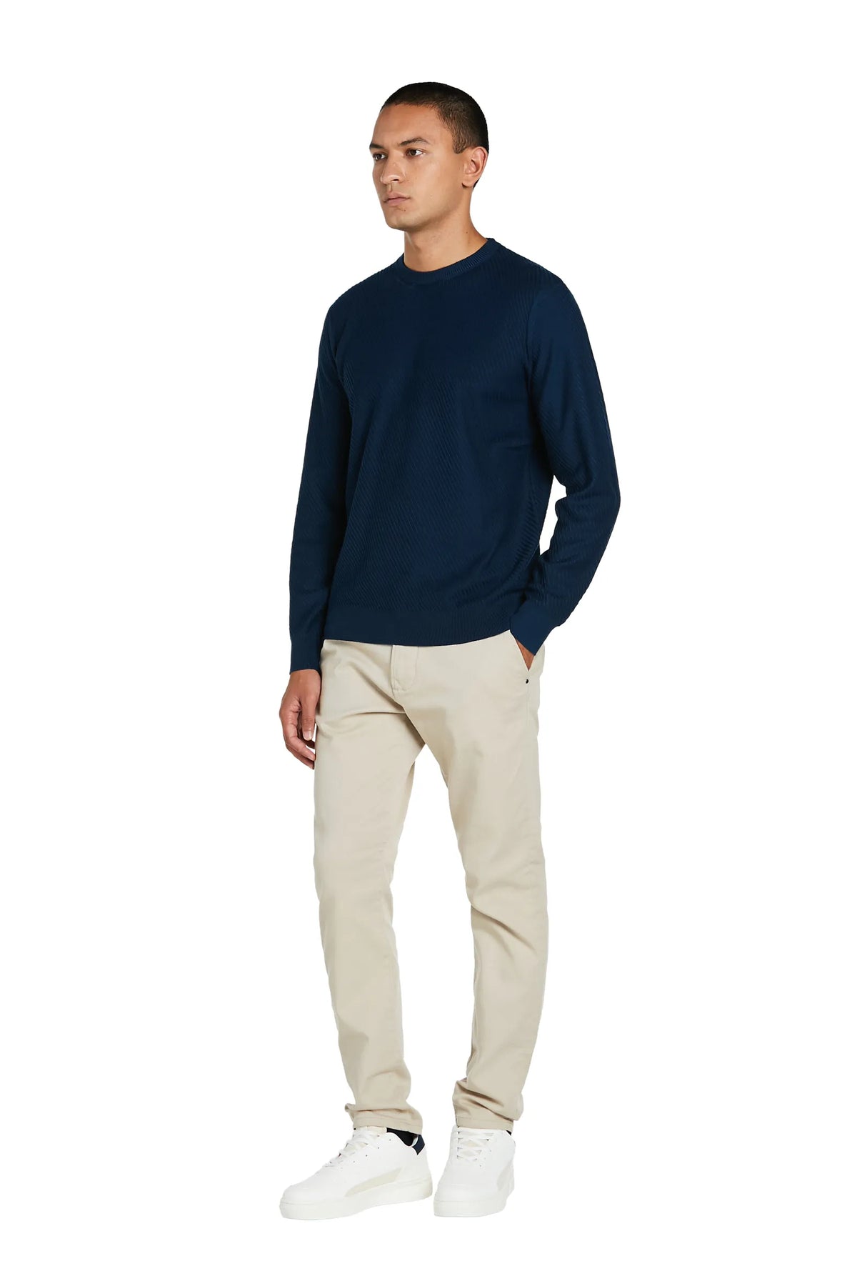 Maglione Girocollo #colore_oceano