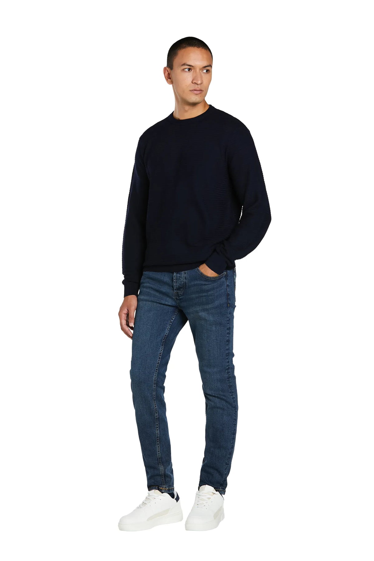 Maglione Girocollo #colore_blu