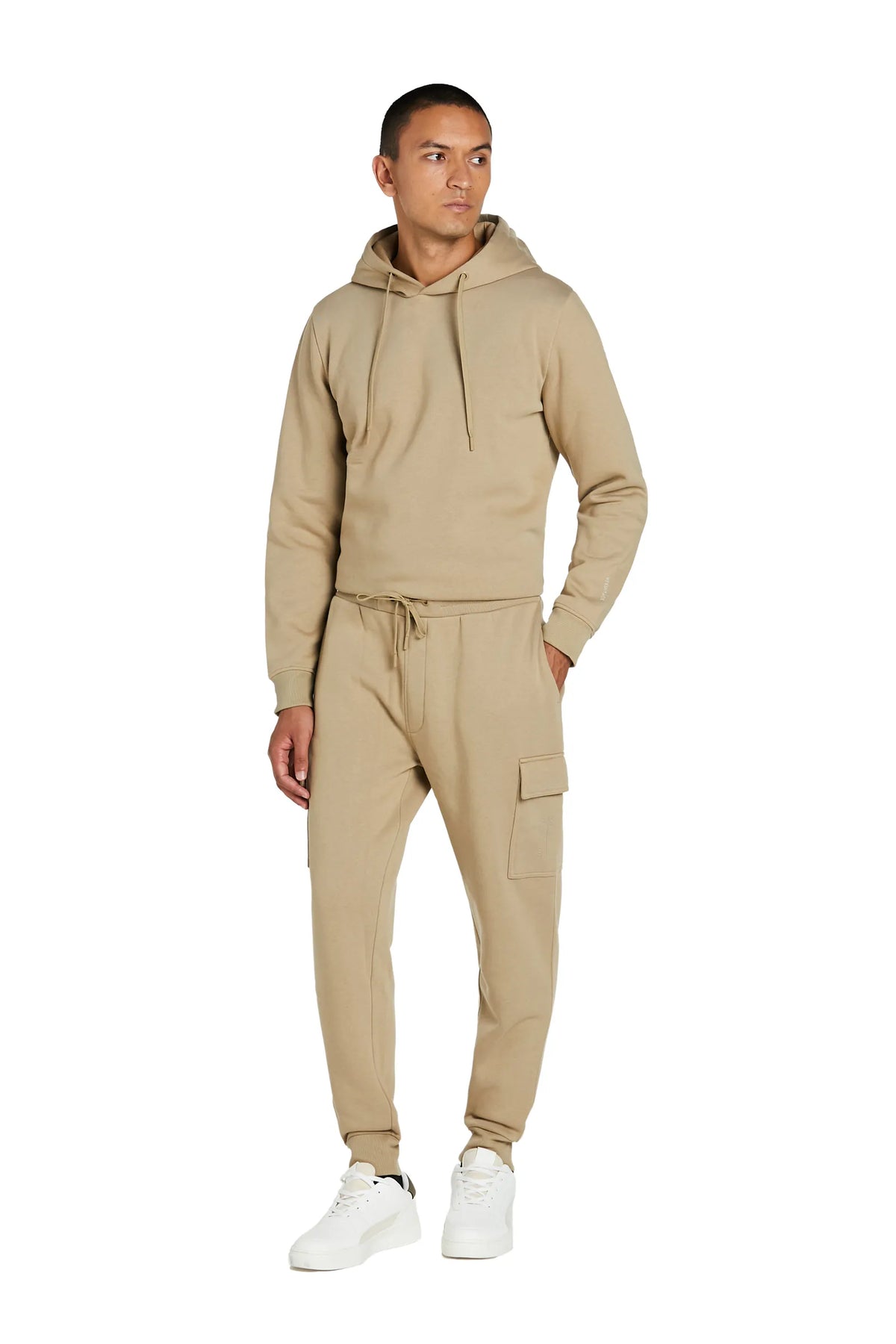 Pantaloni Cargo Felpa #colore_cammello