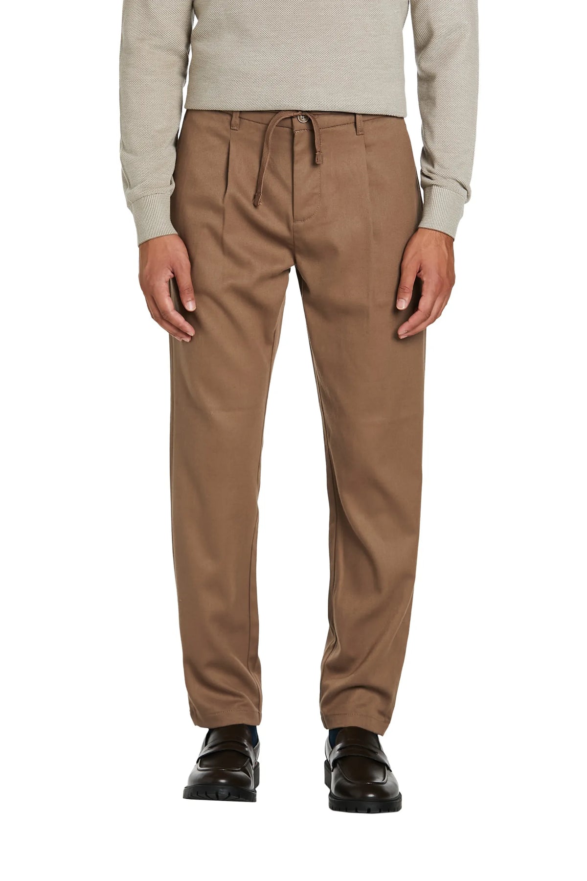 Pantaloni con Pences #colore_beige