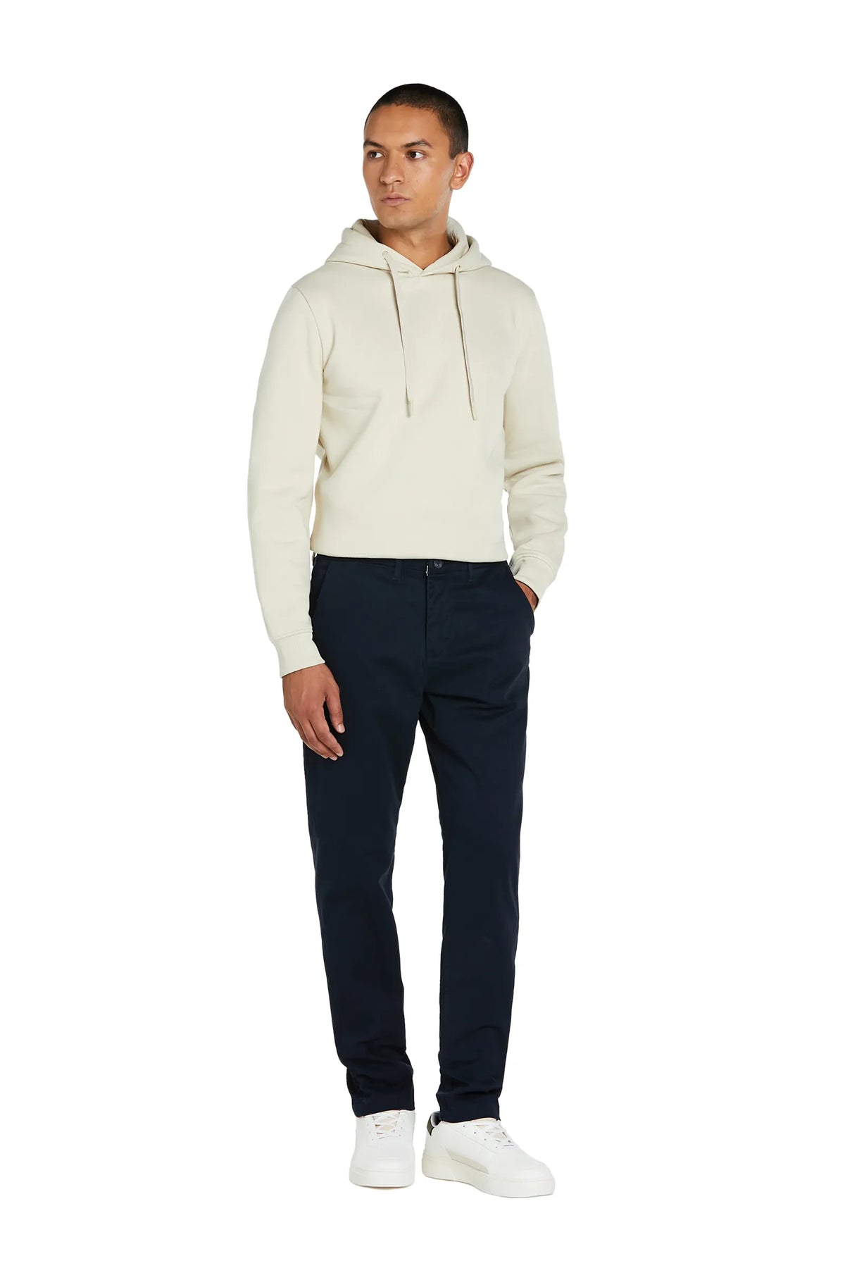 Pantaloni Basic cotone #colore_blu