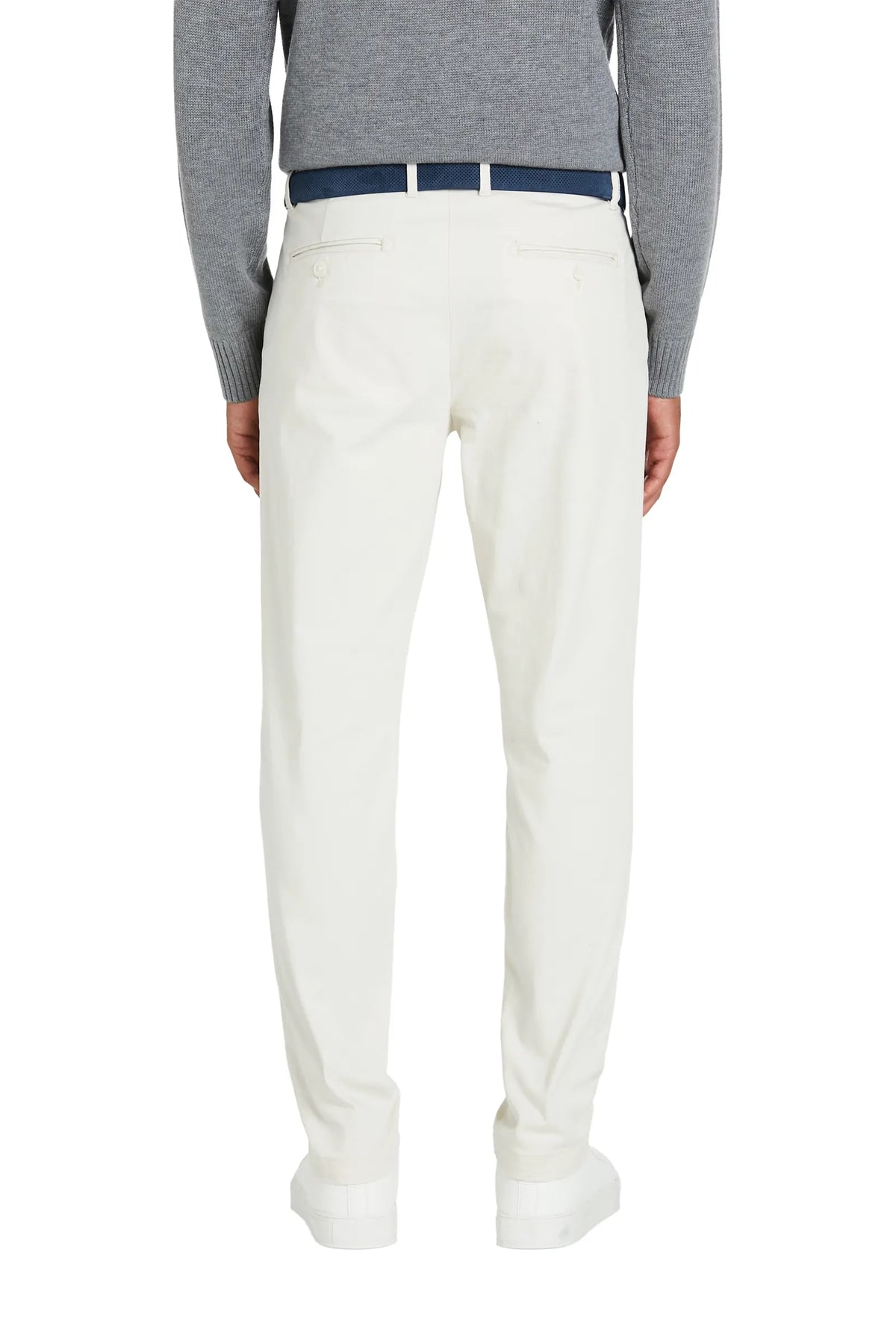 Pantaloni Basic cotone #colore_crema