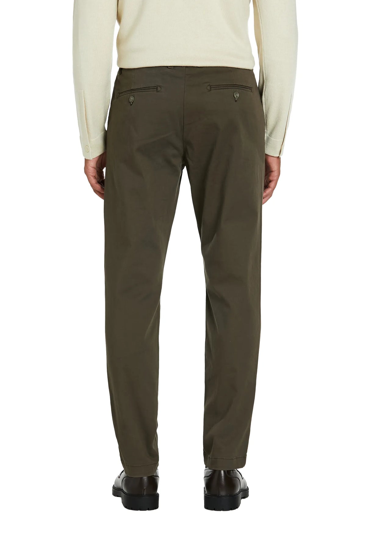 Pantaloni Basic cotone #colore_verde
