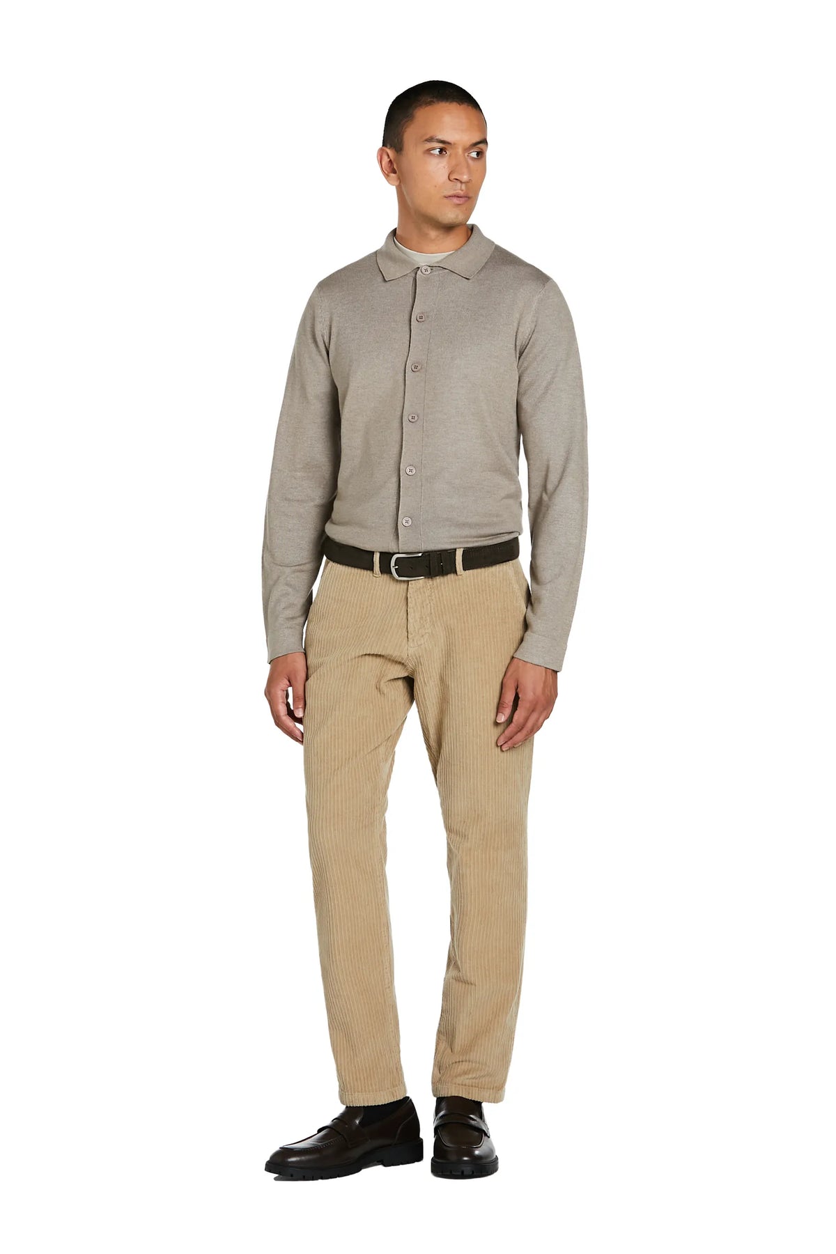Pantaloni in Velluto #colore_beige