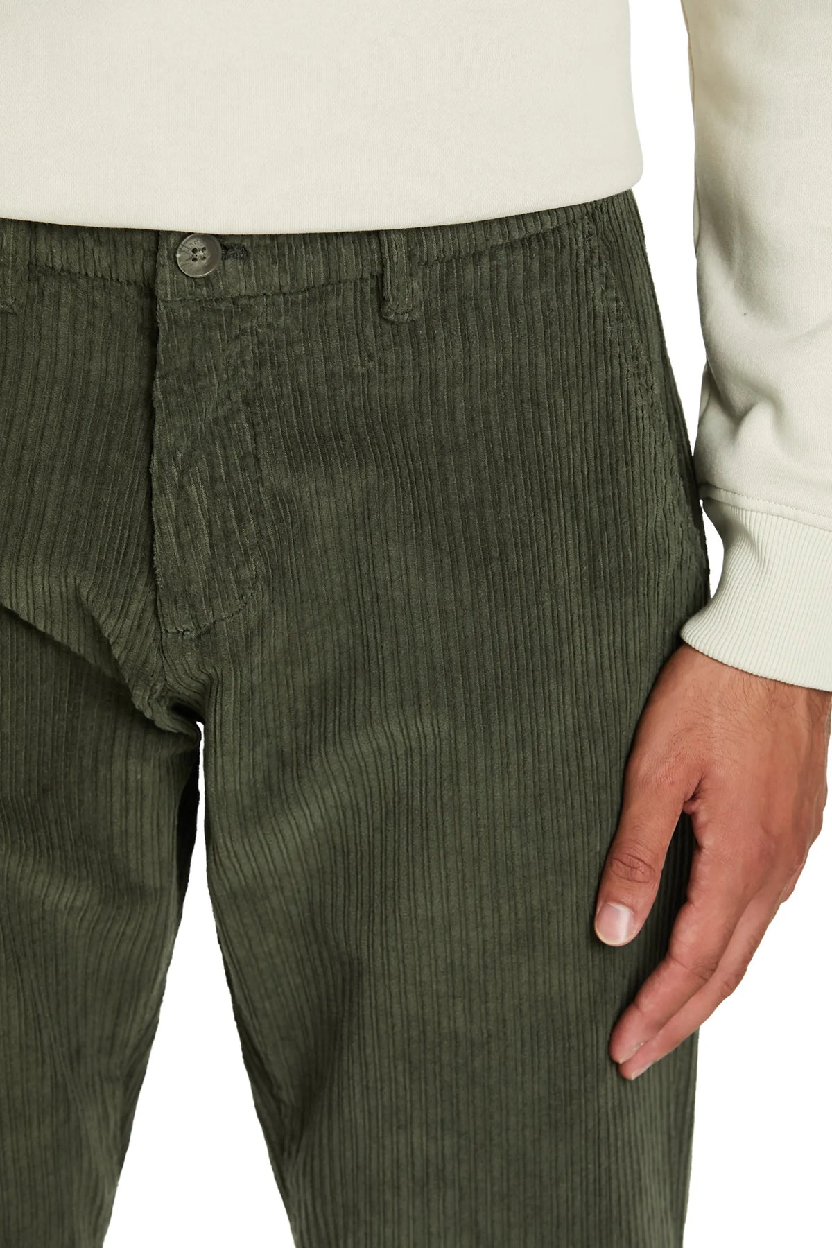 Pantaloni in Velluto #colore_verde