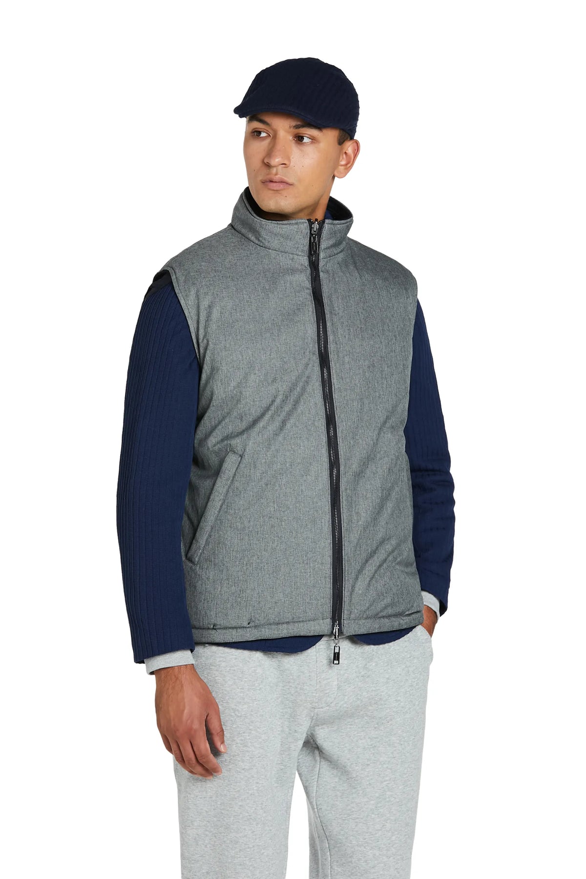 Gilet Reversibile #colore_blu