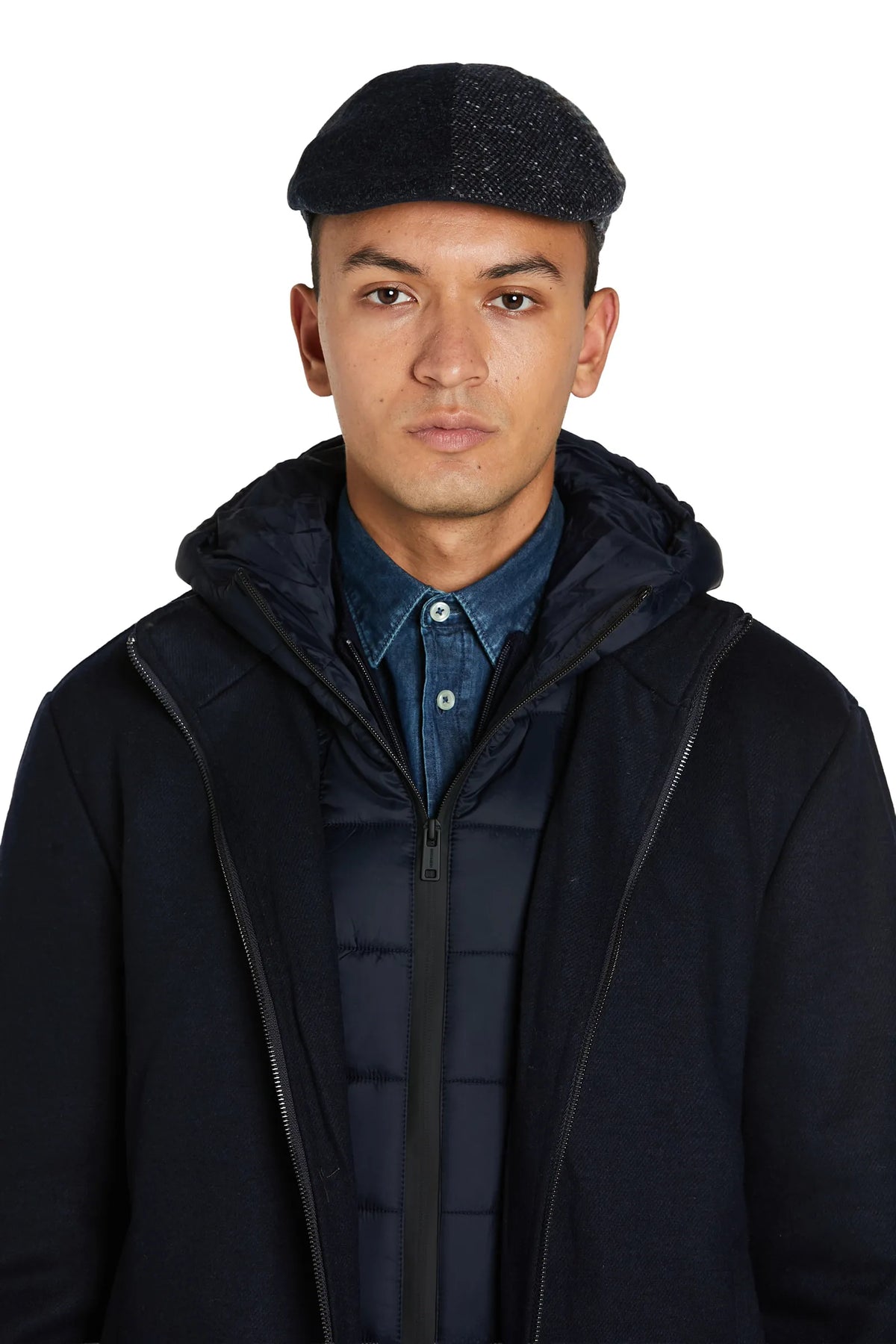 Bomber Misto Cashmere #colore_blu