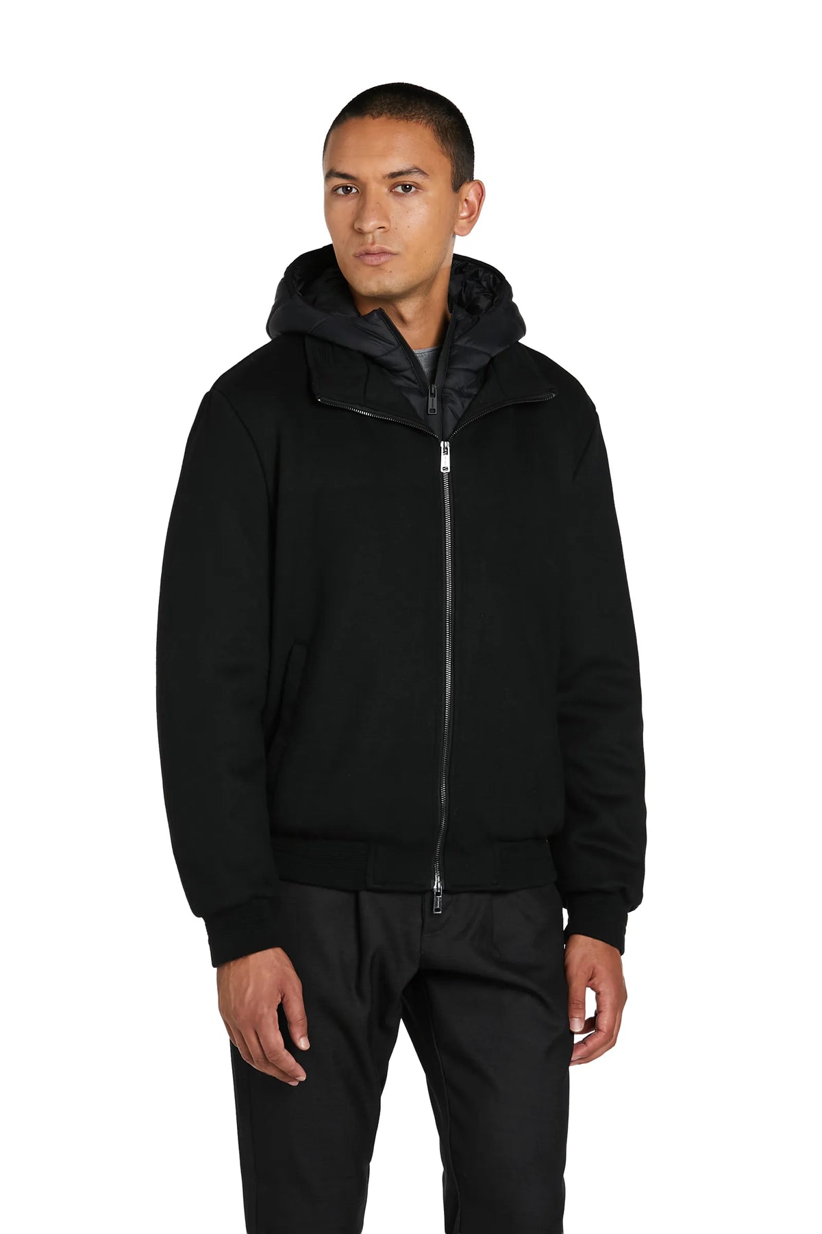 Bomber Misto Cashmere #colore_nero