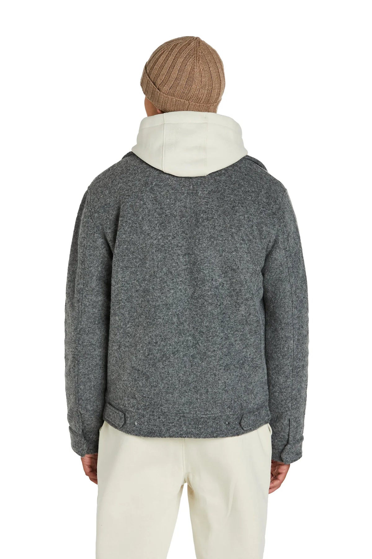 Giubbino #colore_grigio melange