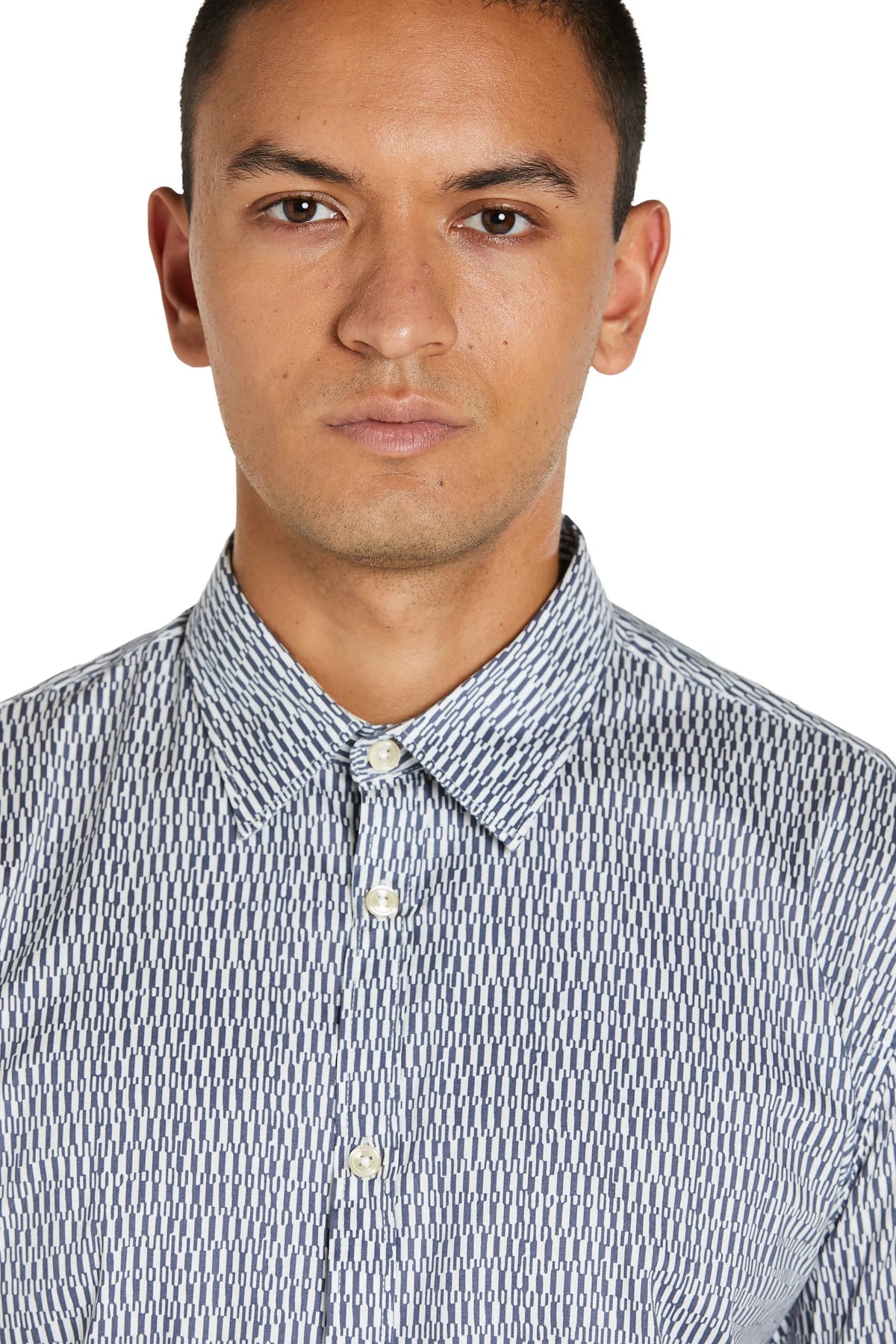 Camicia con Stampa Collo Italiano