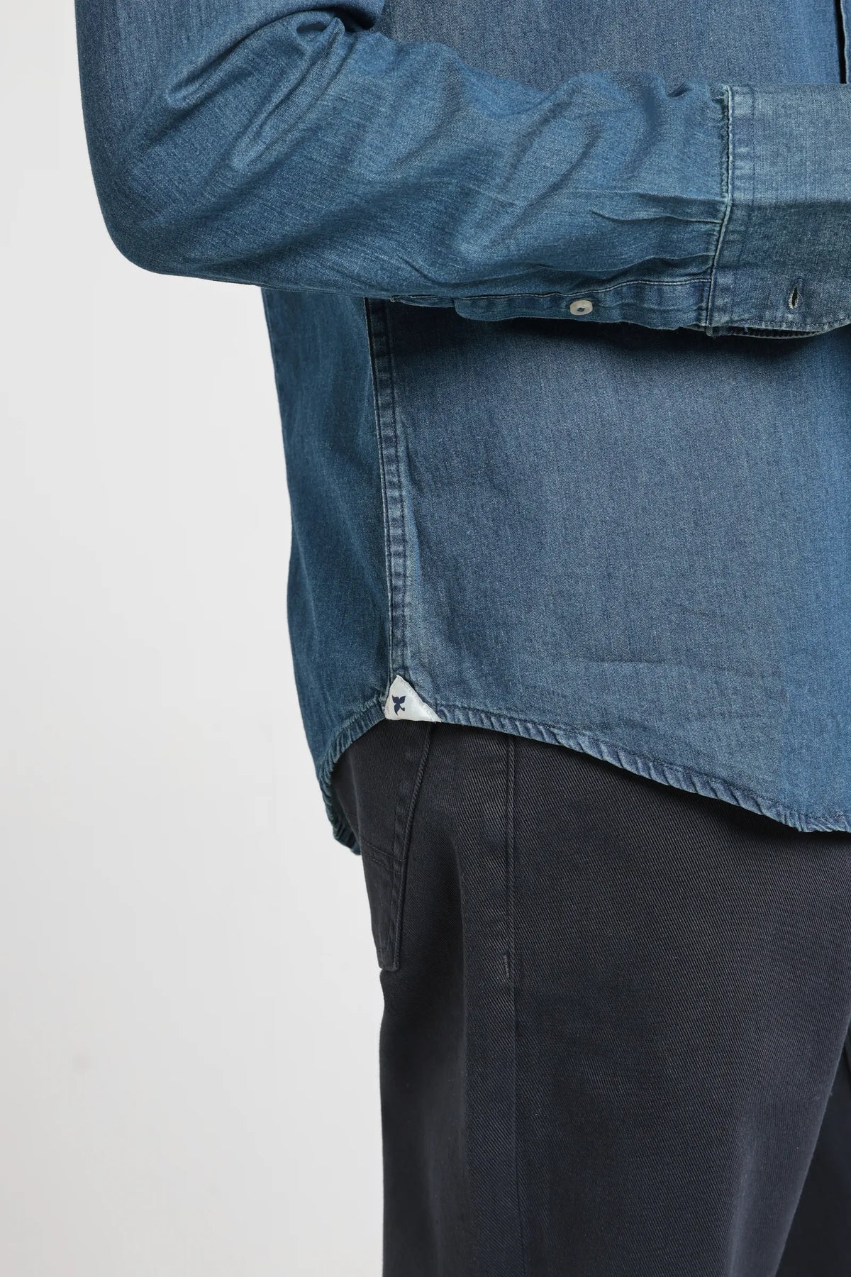 Camicia in Denim Regular Fit