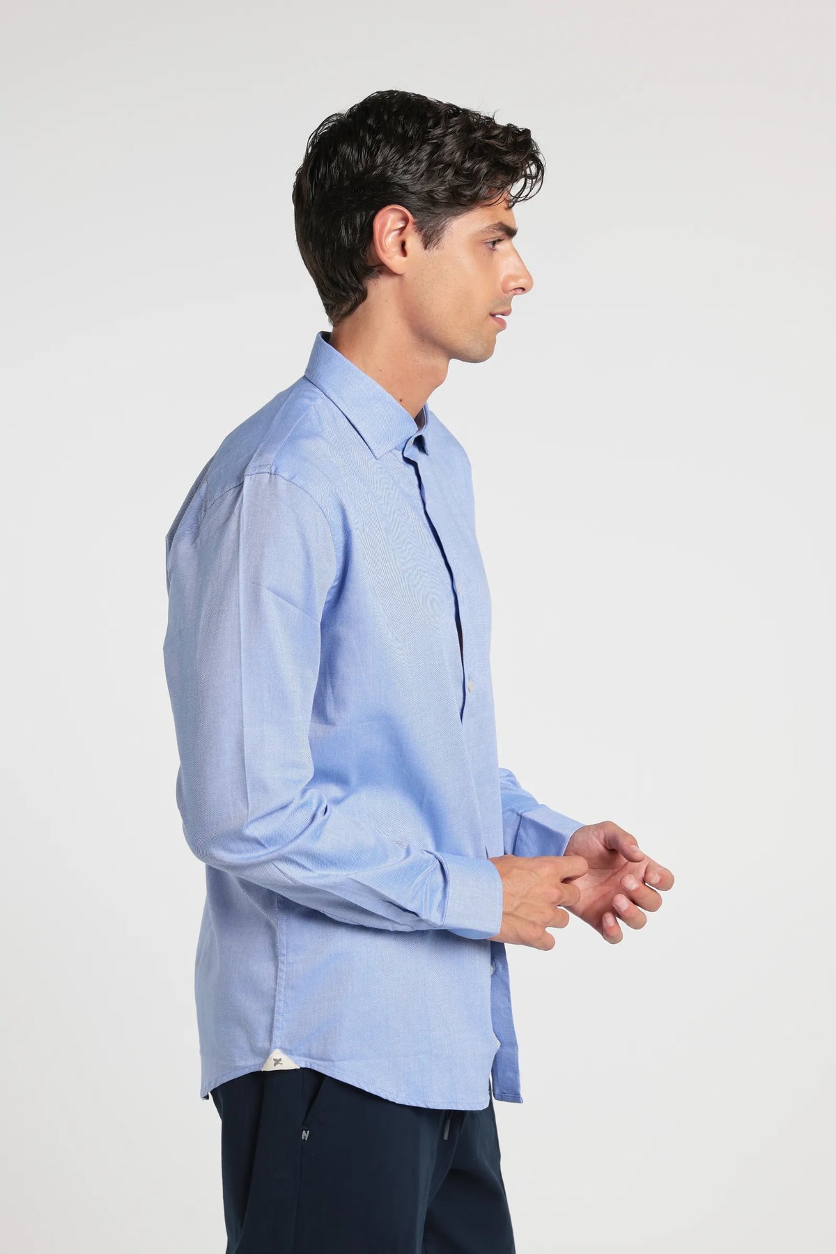 Camicia in Twill di Cotone Regular Fit