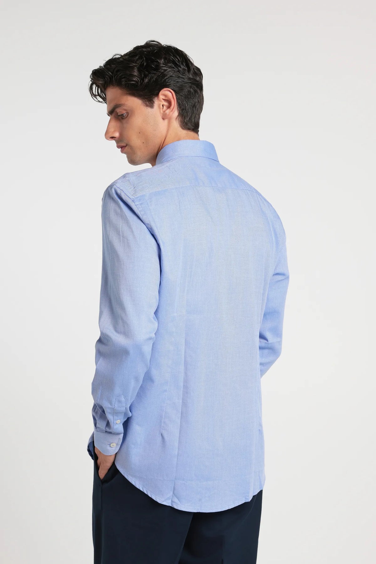 Camicia in Twill di Cotone Regular Fit