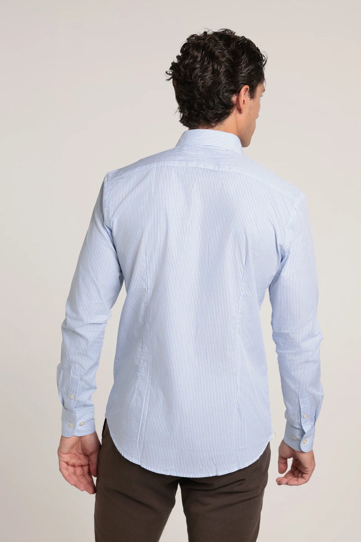Camicia a Righe Regular Fit