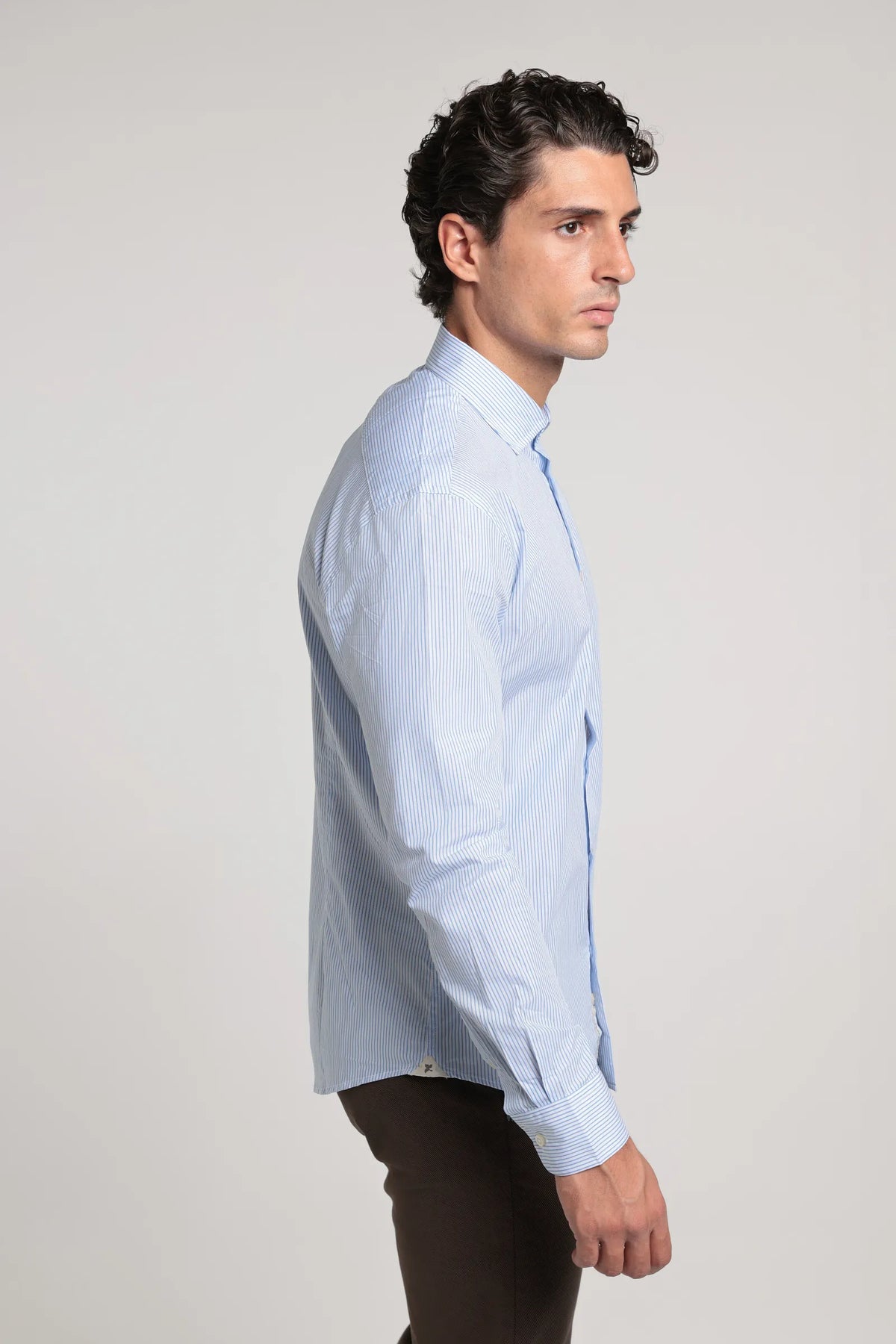 Camicia a Righe Regular Fit