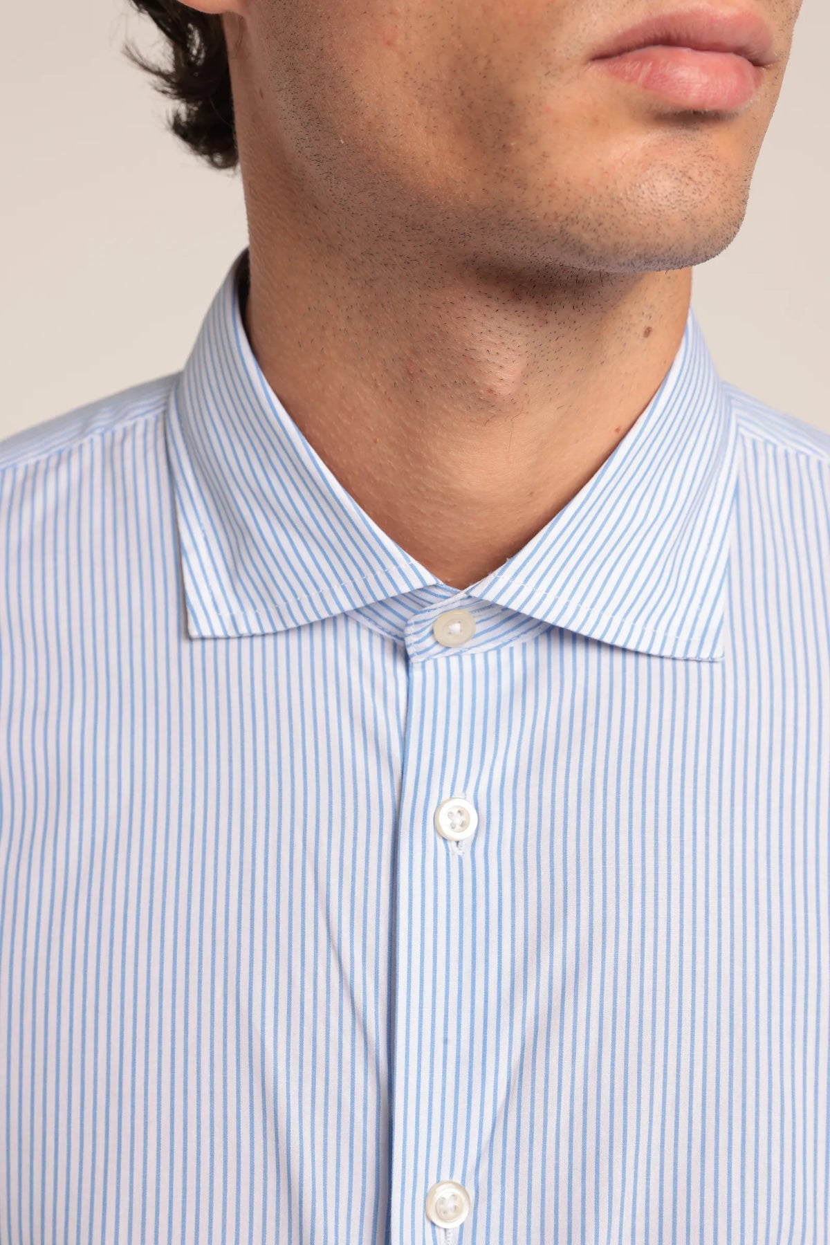 Camicia a Righe Regular Fit