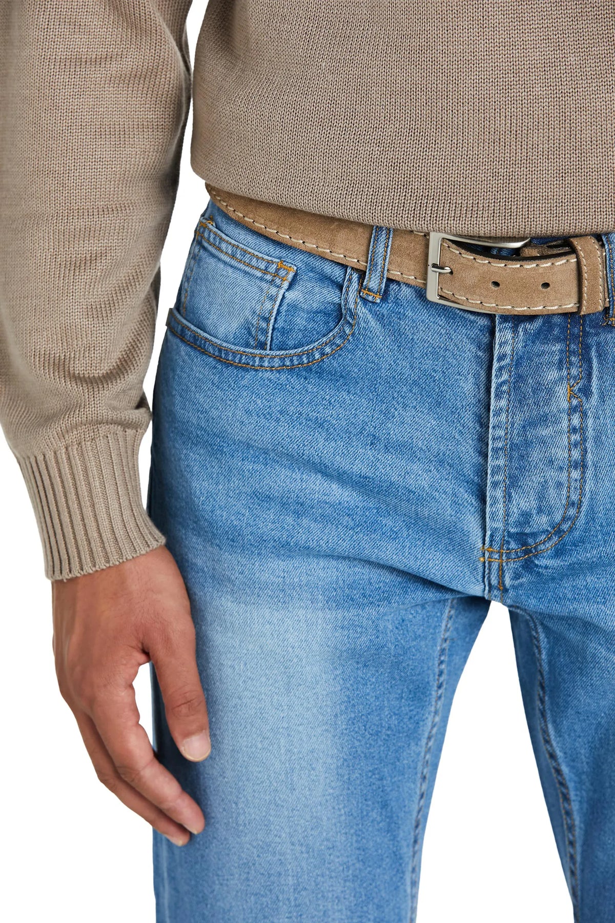 Jeans 5 tasche #colore_blu chiaro