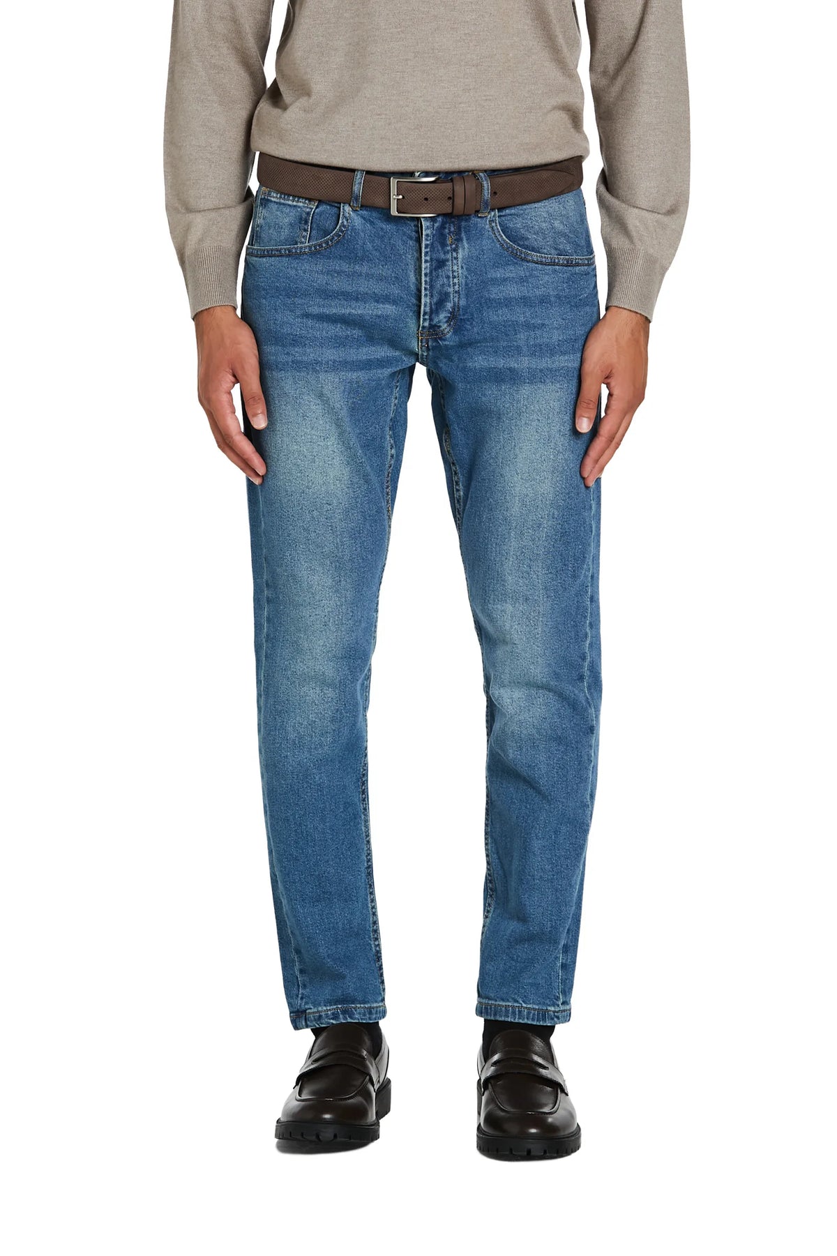 Jeans 5 tasche #colore_blu