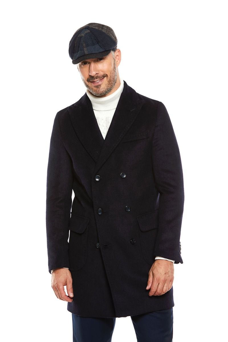 Cappotto doppio petto da uomo punto amf