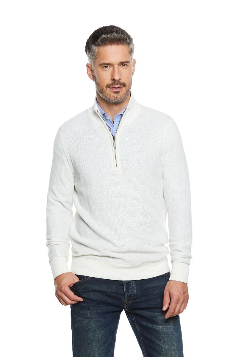 Maglia Uomo Mezza Zip Chicco di Riso